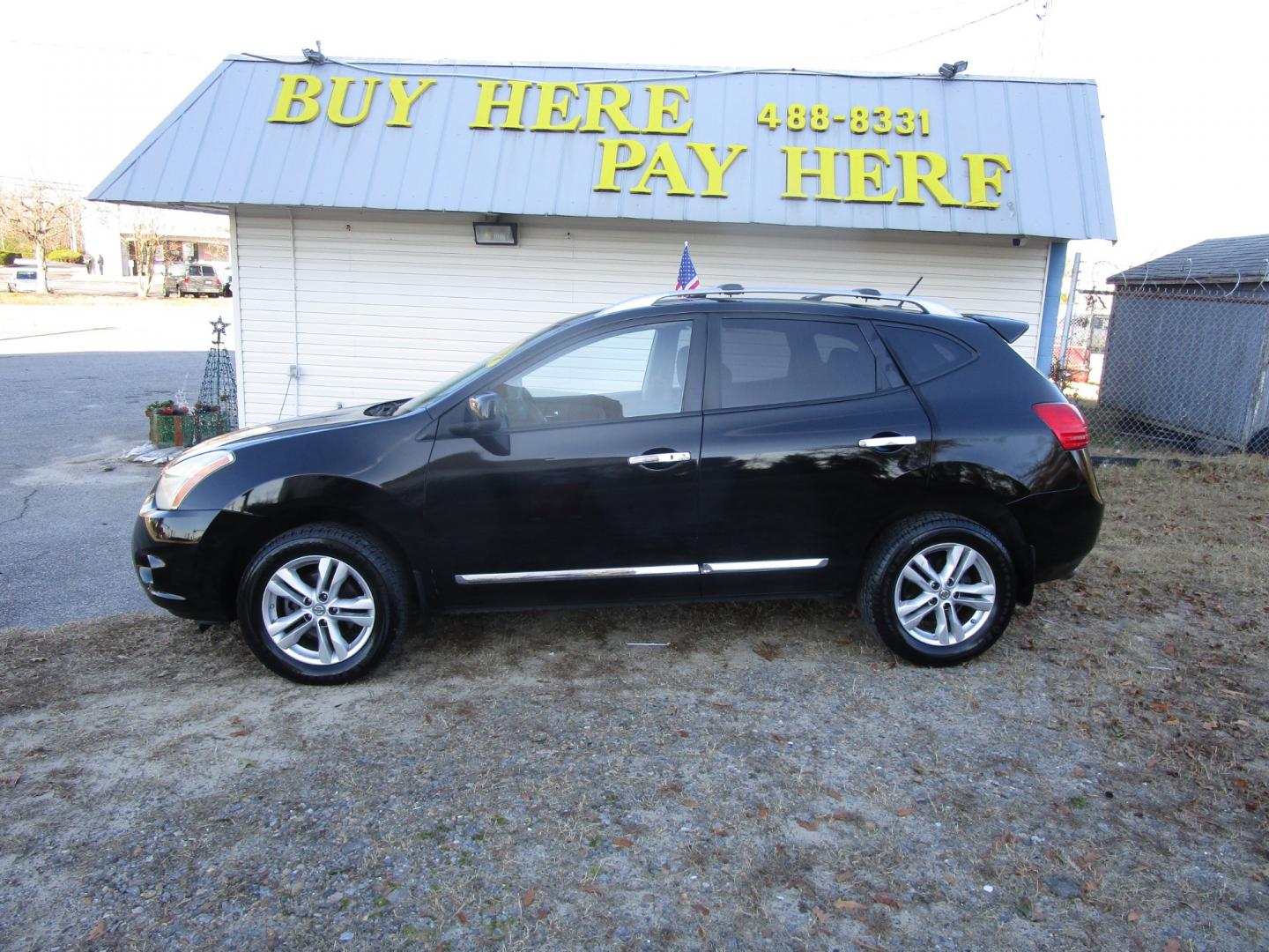 2013 Black Nissan Rogue (JN8AS5MV3DW) , located at 2553 Airline Blvd, Portsmouth, VA, 23701, (757) 488-8331, 36.813889, -76.357597 - Photo#0